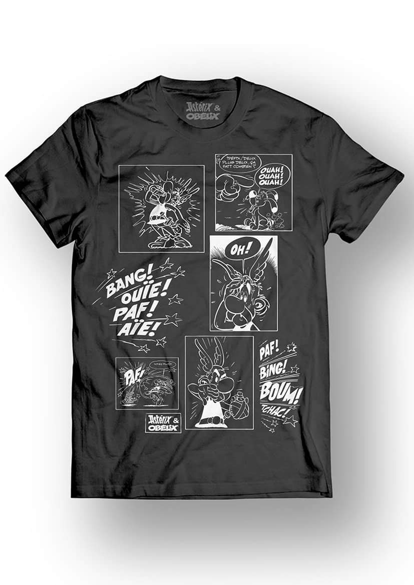 ASTERIX & OBELIX - T-Shirt - Multi Cell - Black (S