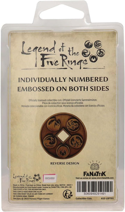 Legend of the Five Rings Limited Edition Collectible Koku Coin