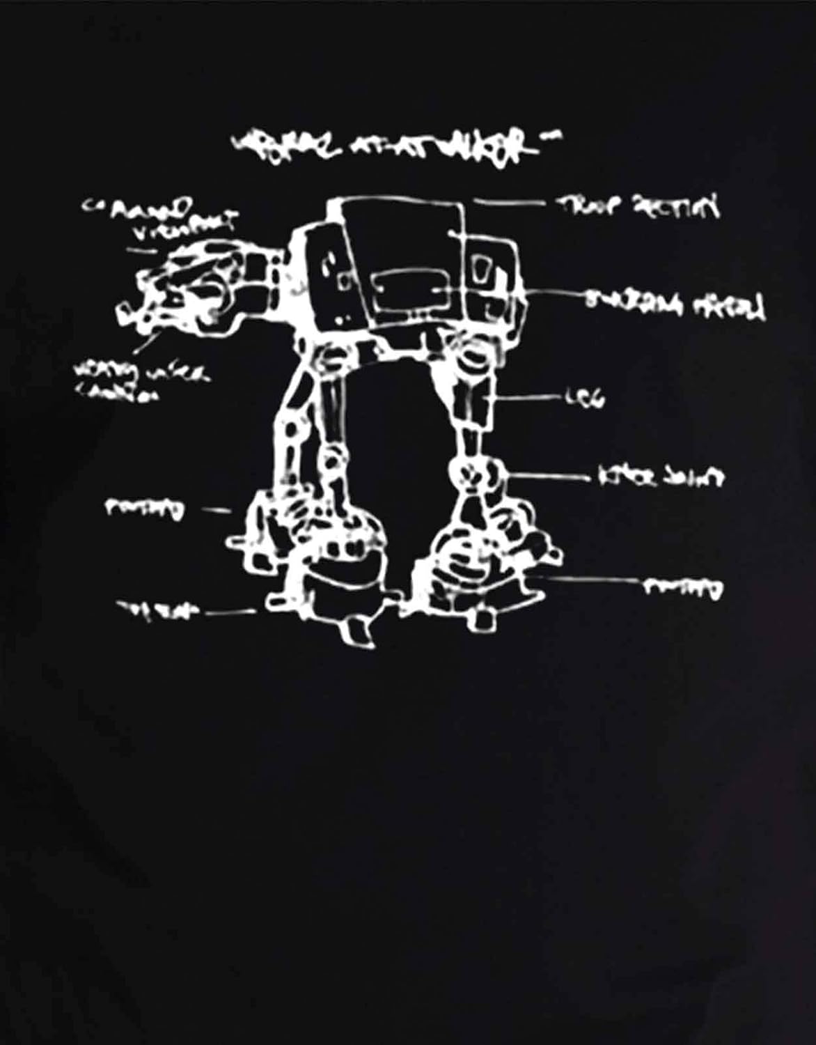Star Wars Herren HYB-MT-LF-1-SW018-H38-3-M T-Shirt, Schwarz, M