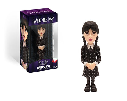 Bandai Minix Wednesday Addams Model, Collectable Wednesday Figure From The Wednesday TV Series, Bandai Minix Wednesday Toys Range, Collect Your Favourite Wednesday Figures From The Series
