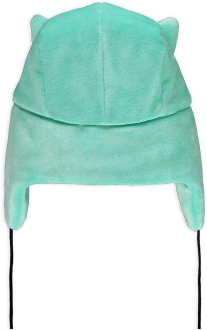 Difuzed Pokemon Bulbasaur 100# Novelty Trapper Hat, Green (NH323512POK-56