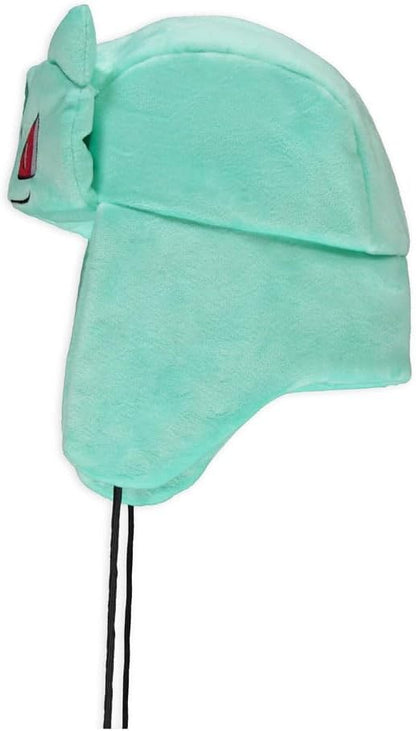Difuzed Pokemon Bulbasaur 100# Novelty Trapper Hat, Green (NH323512POK-56