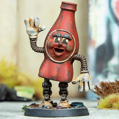 Modiphius Entertainment: Fallout: Wasteland Warfare: Nuka World N.I.R.A. Miniature - 1 Figure, Unpainted 32mm Multi-Part Resin Miniature & Base, RPG