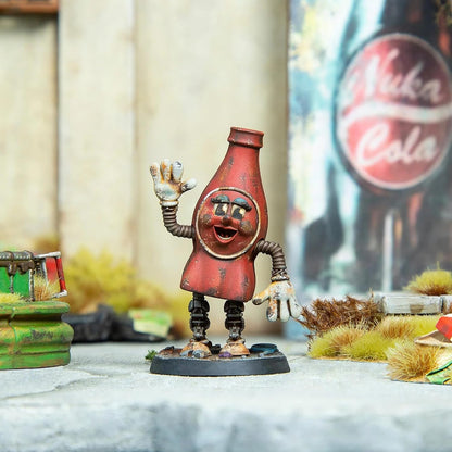 Modiphius Entertainment: Fallout: Wasteland Warfare: Nuka World N.I.R.A. Miniature - 1 Figure, Unpainted 32mm Multi-Part Resin Miniature & Base, RPG