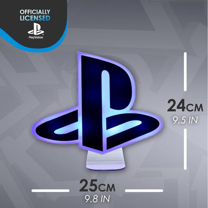 Paladone Playstation Light - Desktop Game Room Lighting - Includes 3 Light Modes - Powered by USB or AAA Batteries