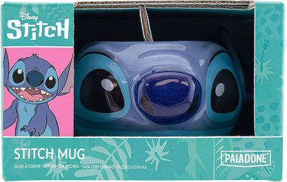 Stitch Tassenform - Offiziell lizenziertes Disney-Merchandise, handbemalte Lilo & Stitch Keramiktasse, 450 ml (15 oz