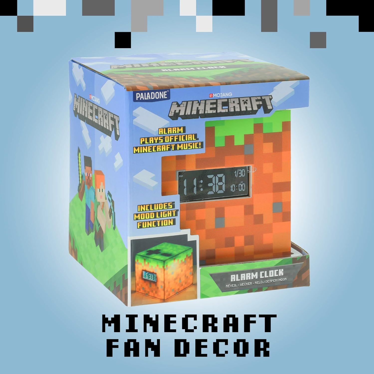 MINECRAFT - Alarm Clock 11cm