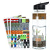 Paladone Minecraft Water Bottle And Sticker Set | Nintendo Switch Game Merchandise, Multicolor