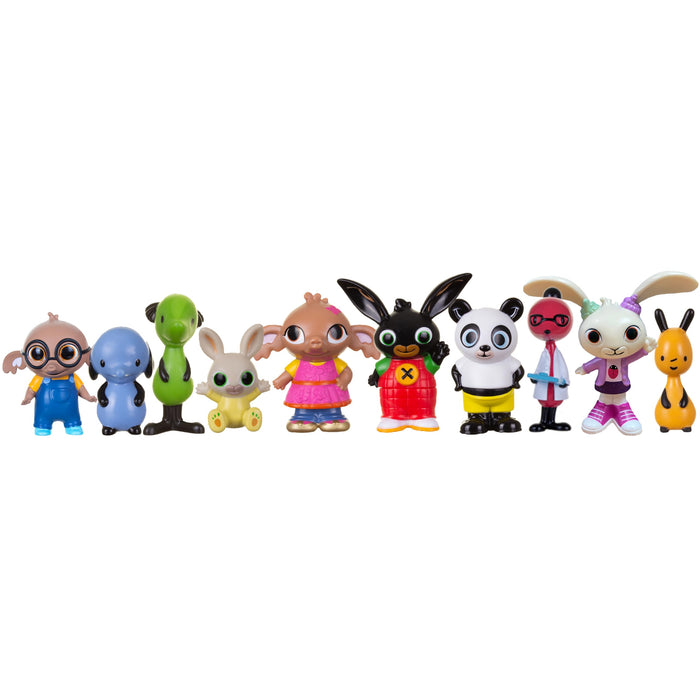 Bing - 10 figure set and all his friends in one pack - With these figures you can recreate all scenes from the popular children's series Toys