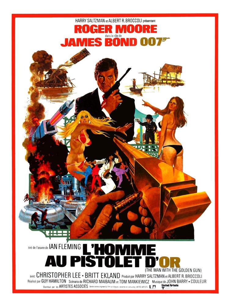 James bond 007 / roger moore - 7 films