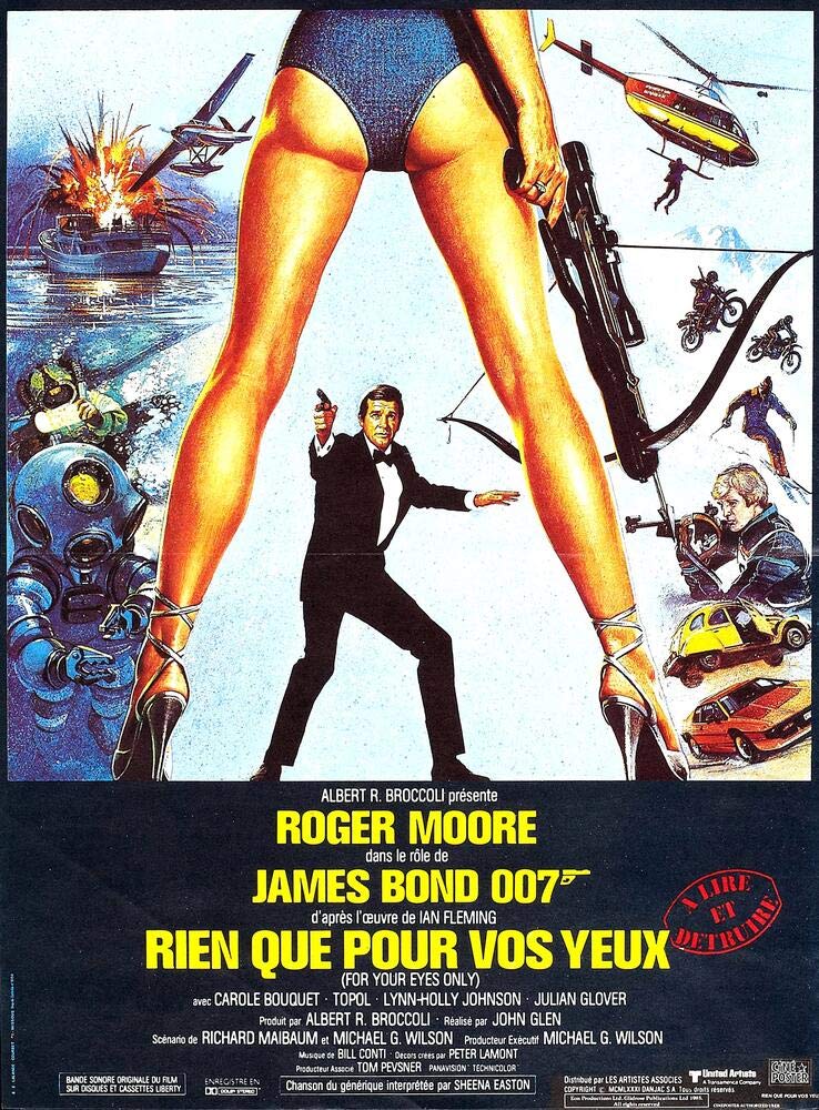 James bond 007 / roger moore - 7 films