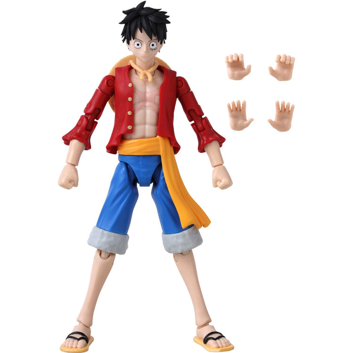 BANDAI Figura Anime Heroes de Luffy One Piece de 17 cm, Multicolor (Modelo 37008) - Coleccionable