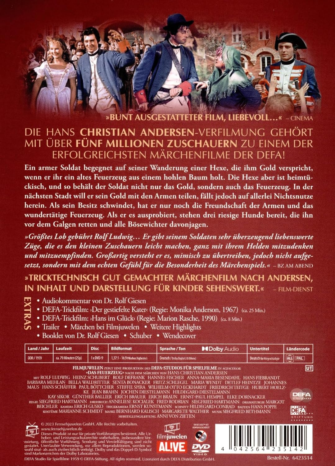 Das Feuerzeug (1958) (Filmjuwelen / DEFA-Märchen