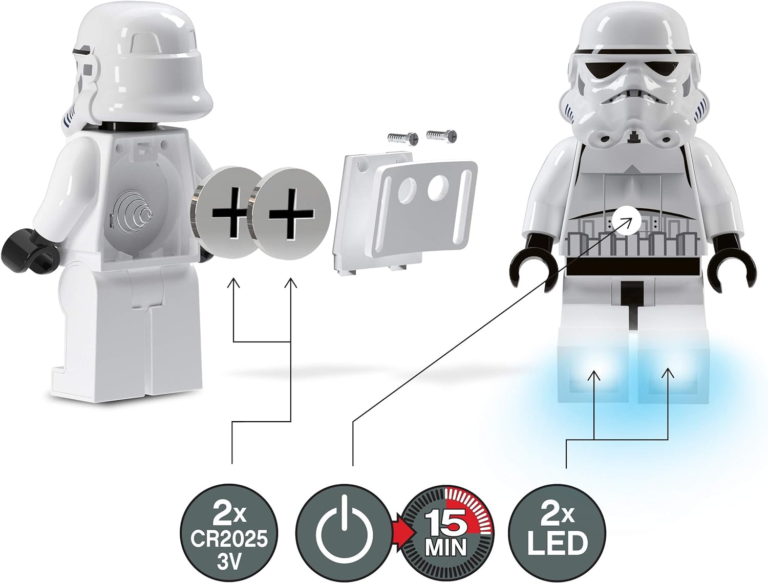 Lego Star Wars Stormtrooper Head Lamp