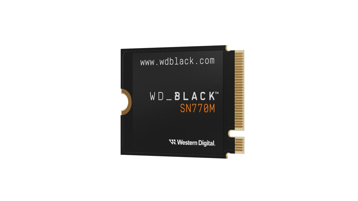 WD_Black 2TB SN770M M.2 2230 NVMe SSD for Handheld Gaming Devices and Compatible laptops. Speeds up to 5,150MB/s, TLC 3D NAND, Great for Asus ROG Ally, Steam Deck and Microsoft Surface