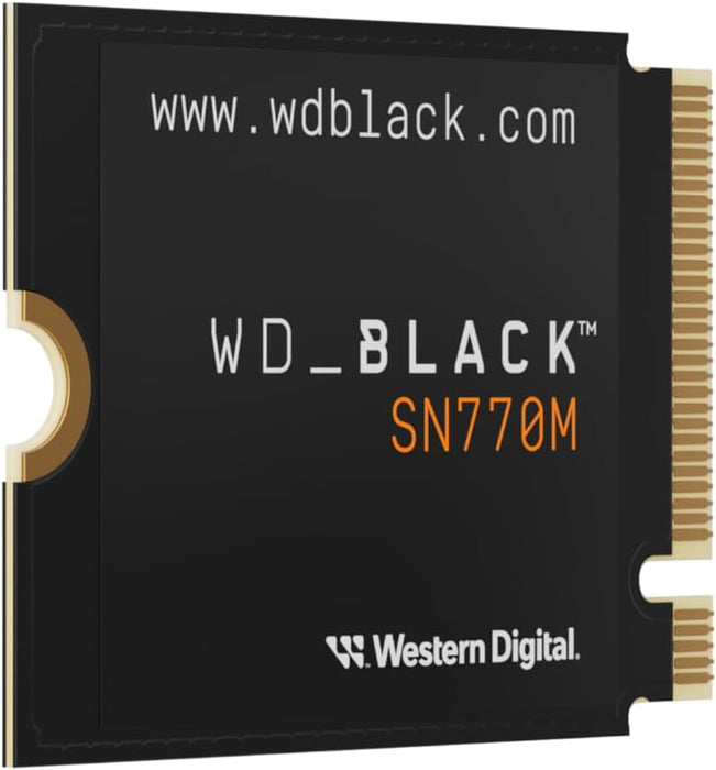 WD_Black 2TB SN770M M.2 2230 NVMe SSD for Handheld Gaming Devices and Compatible laptops. Speeds up to 5,150MB/s, TLC 3D NAND, Great for Asus ROG Ally, Steam Deck and Microsoft Surface