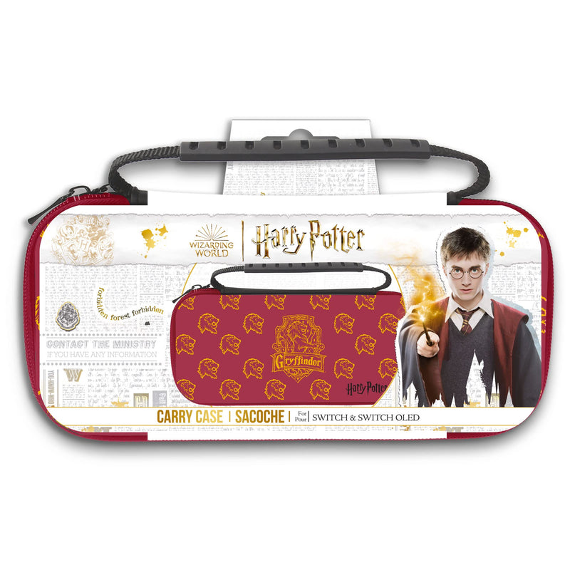 Freaks and Geeks Wizarding World Harry Potter 299253 Slim Case for Nintendo Switch, Gryffindor, red