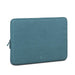 RIVACASE Laptop Sleeve 15.6 Inch - Notebook Case for Men and Women - Waterproof Case Fits MacBook 16 - Computer Bag for Work College Travel 15,6" Turquoise