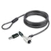 StarTech.com Laptop Cable Lock Compatible With Noble Wedge; 6Ft (2m), Anti-Theft Keyed Lock, Security Cable for Dell XPS/Latitude/2-in-1 Notebooks, Steel Cable Lock For Laptop (NBLWK-LAPTOP-LOCK