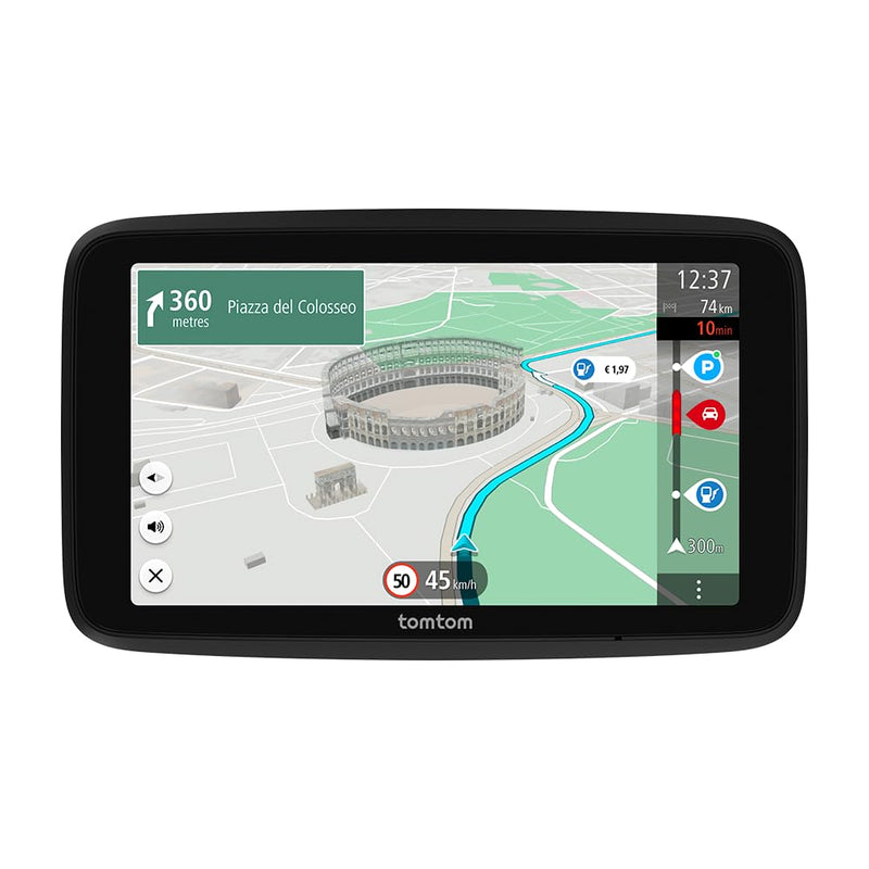 TomTom GPS para Coche Go Superior (6 Pulgadas, Estado del tráfico y alertas de radares Gracias a TomTom Traffic, mapas del Mundo, actualizaciones rápidas Mediante WiFi, Precio del Combustible
