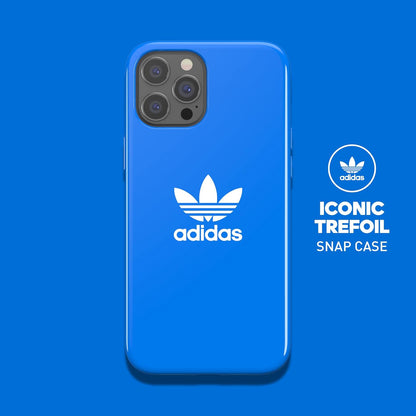 adidas Case Designed for iPhone 12 Pro Max 6.7, Drop Tested Cases, Shockproof Raised Edges, Original Snap Case Protective Cover, Blue