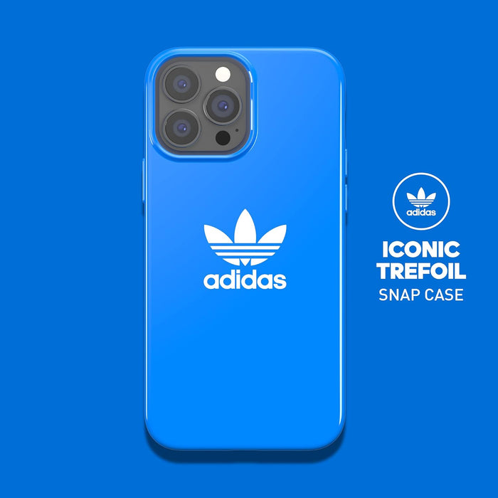 adidas Phone Case Designed for iPhone 13 PRO Max, Drop Proof Cases, Raised Edges Shockproof, Original Protective Case, Bluebird