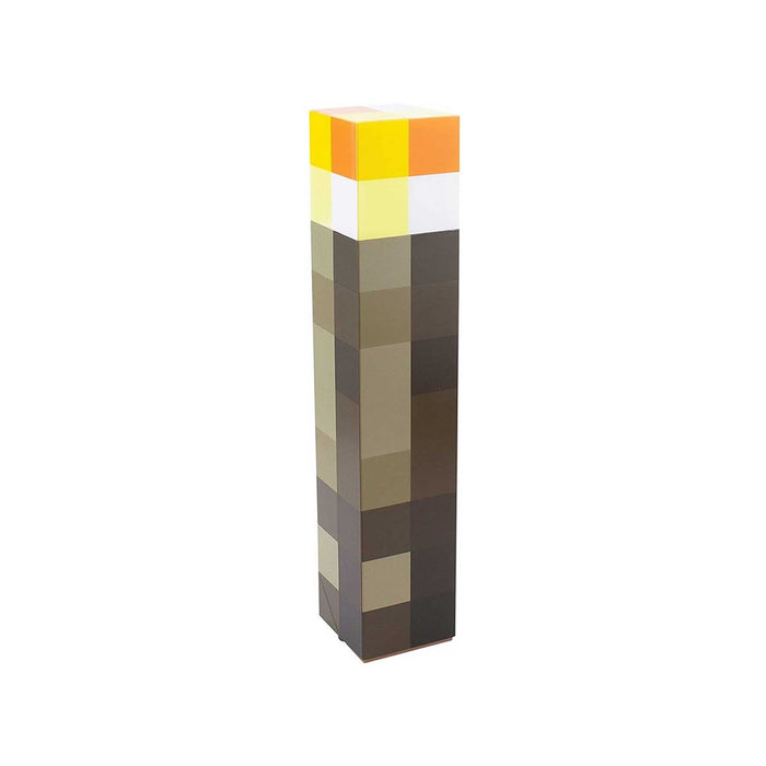 Paladone Minecraft Torch Light 2 Light Modes 2 Use Modes Battery Operated
