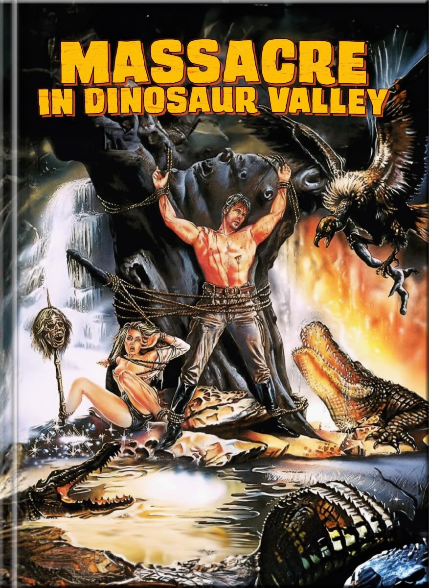 Massacre in Dinosaur Valley - Uncut Fassung (Limited Mediabook mit Blu-ray+DVD+Booklet, in HD neu abgetastet)