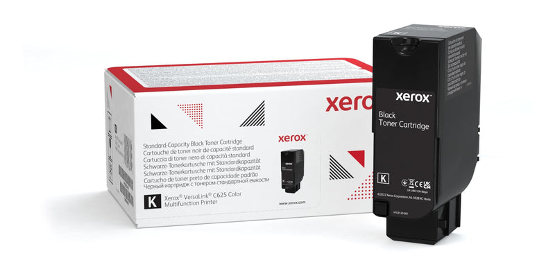 Xerox Genuine VersaLink C620 / C625 Black Standard Capacity Toner Cartridge (8,000 Pages) - 006R04616