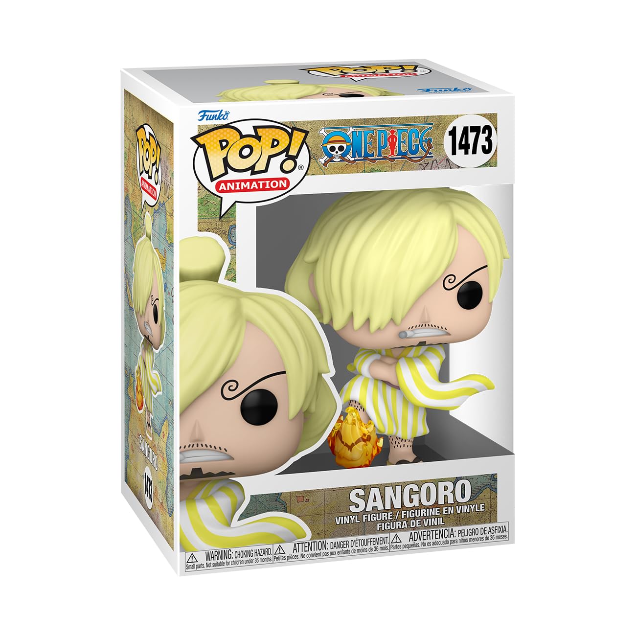 Funko POP! Animation: One Piece - Vinsmoke Sanji - Sangoro - (Wano) - Collectable Vinyl Figure - Gift Idea - Official Merchandise - Toys for Kids & Adults - Anime Fans - Model Figure for Collectors