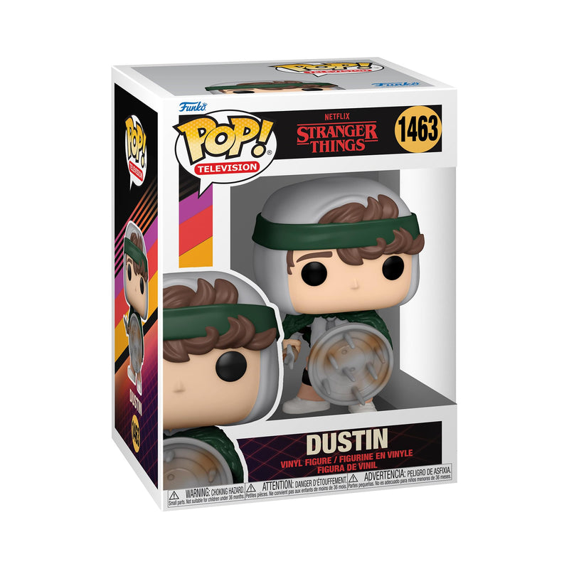 Funko POP! TV: ST - Hunter Dustin Henderson With Shield - Stranger Things - Verzamelbaar Vinyl Figuurtje - Cadeau Idee - Officiële Merchandise -TV Fans
