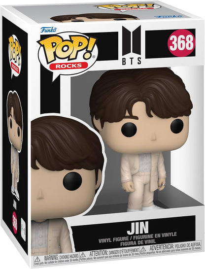 Funko POP! Rocks: BTS - Jin - Collectable Vinyl Figure - Gift Idea - Official Merchandise - Toys for Kids & Adults - Music Fans - Model Figure for Collectors and Display