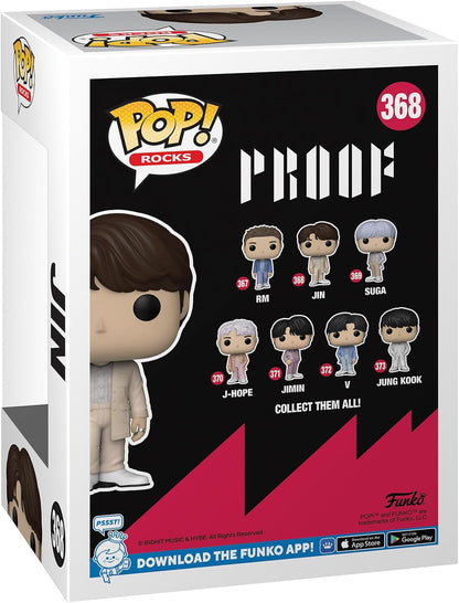 Funko POP! Rocks: BTS - Jin - Collectable Vinyl Figure - Gift Idea - Official Merchandise - Toys for Kids & Adults - Music Fans - Model Figure for Collectors and Display