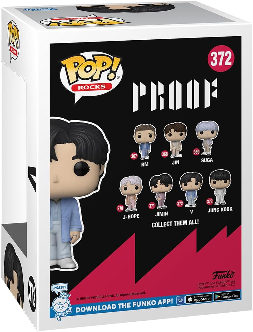 Funko POP! Rocks: BTS - V - Collectable Vinyl Figure - Gift Idea - Official Merchandise - Toys for Kids & Adults - Music Fans - Model Figure for Collectors and Display