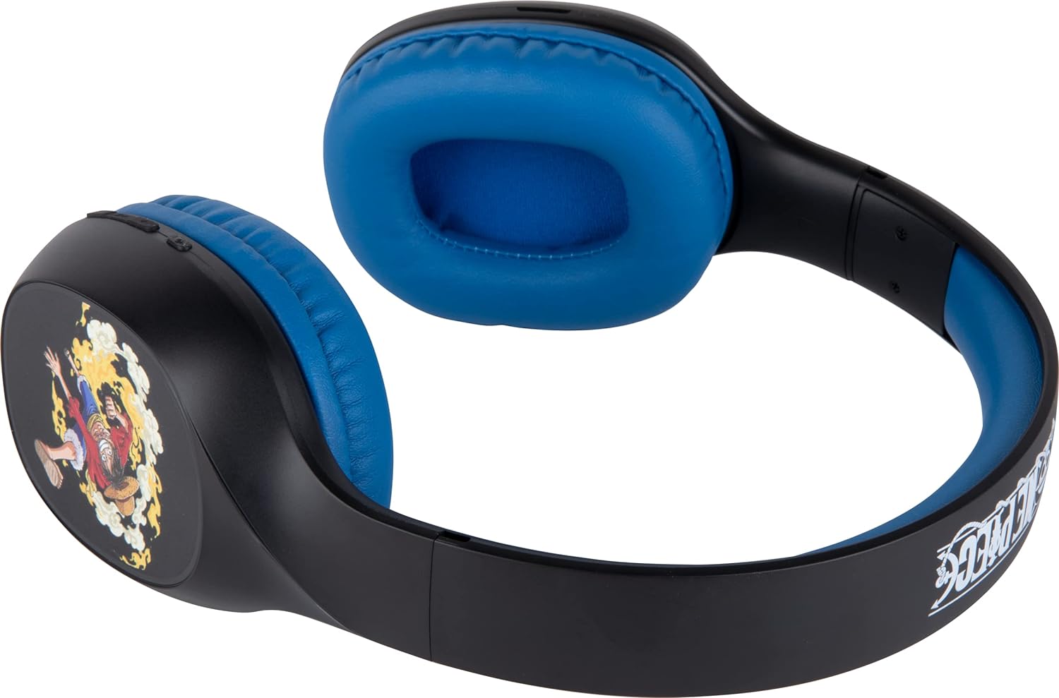 Konix One Piece Bluetooth 5.3 draadloze hoofdtelefoon voor smartphones en tablets, 30 uur batterijduur, 3,5 mm jack-kabel, Luffy-patroon