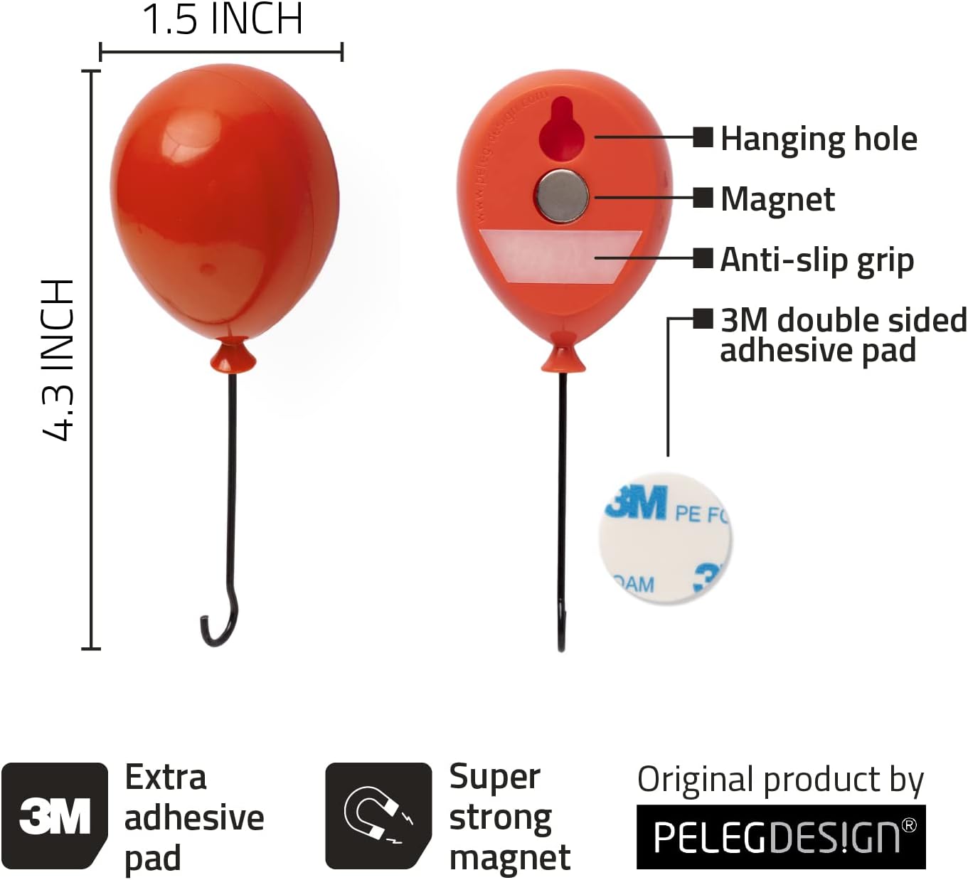Peleg Design - Balloongers - Key Holder (Pe425)