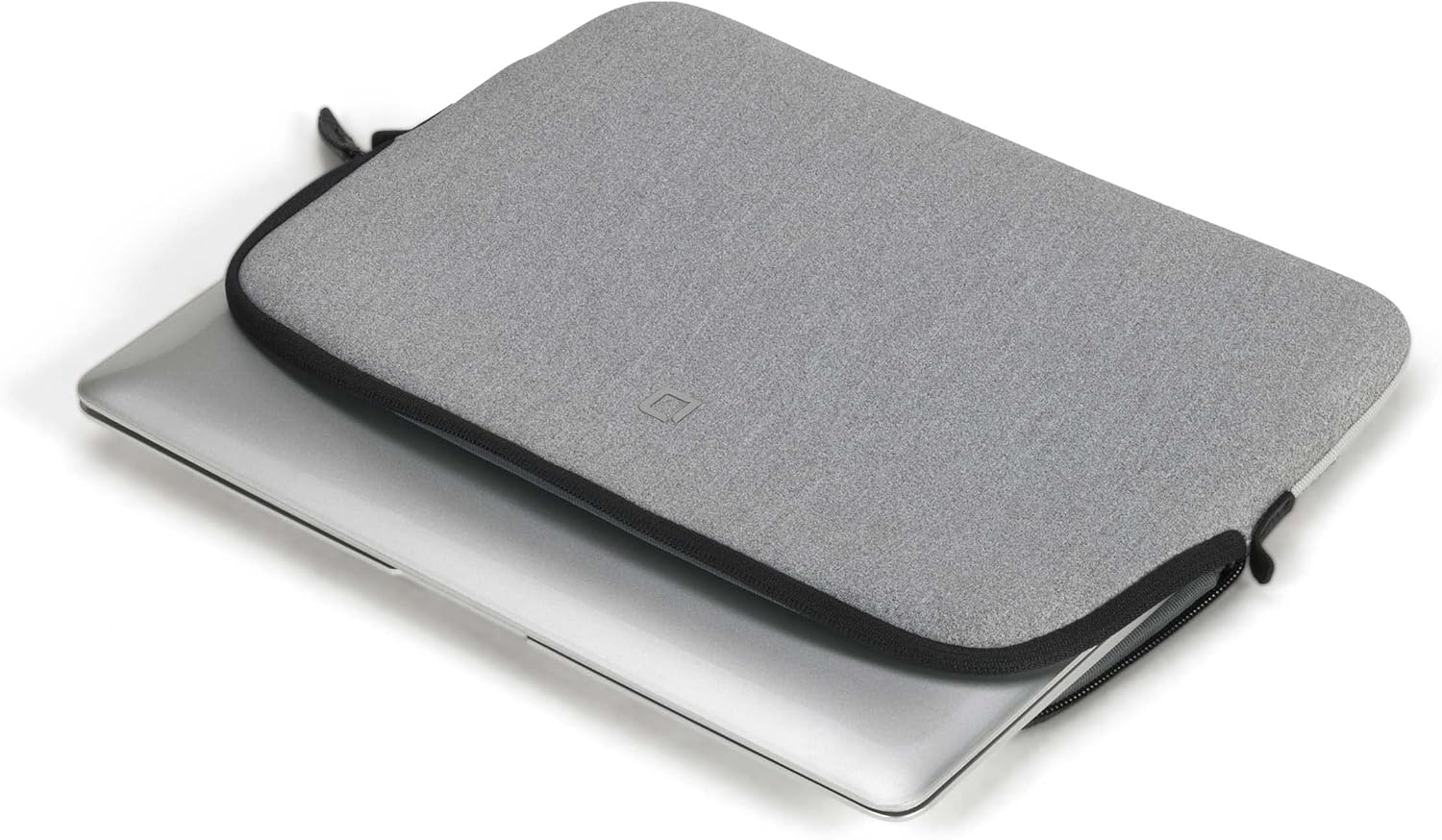 DICOTA Skin URBAN 16 Laptop Case - extra protection from dust and scratches, made from stretchy neoprene, 16 inches, grey
