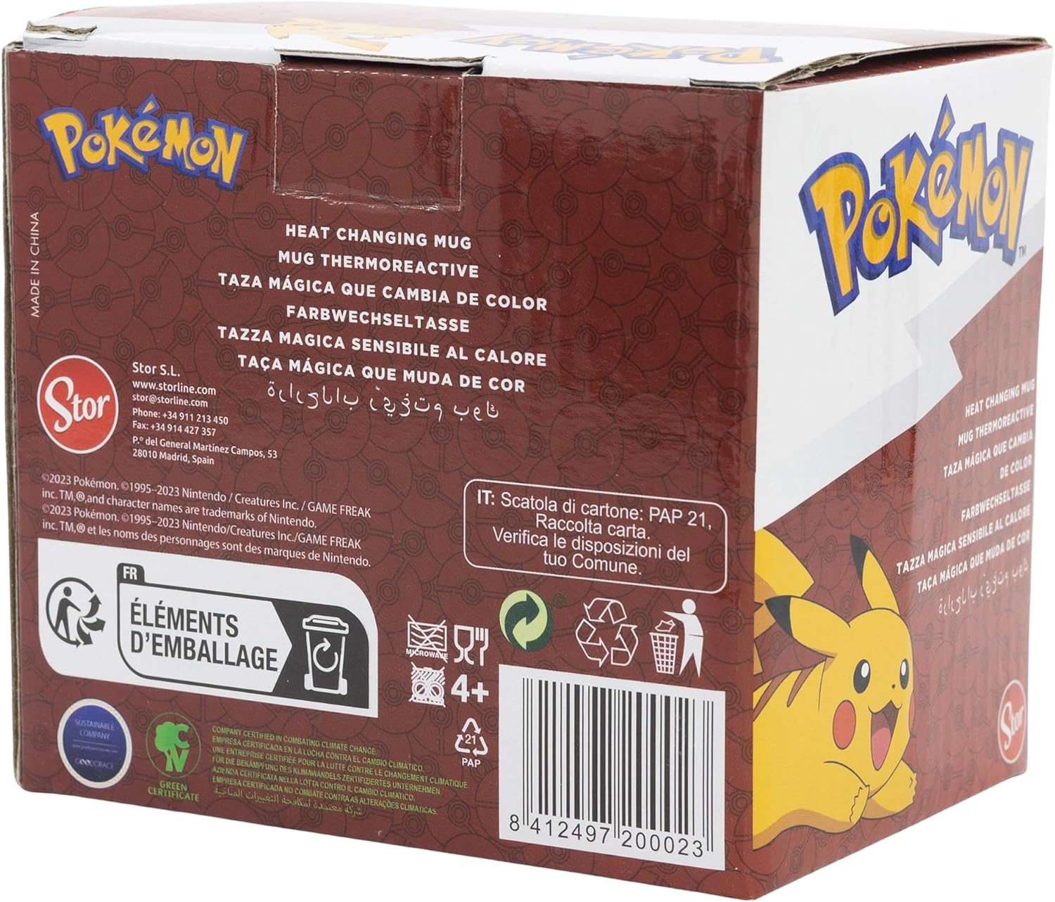 Pokémon Heat Change Mug Pokéverse 325 Ml
