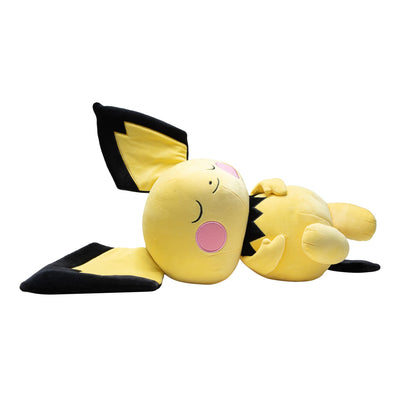 Pokémon PKW3113 Official & Premium Quality 18-inch Pichu Adorable, Ultra-Soft, Plush Toy, Perfect for Playing & Displaying-Gotta Catch ‘Em All, Black