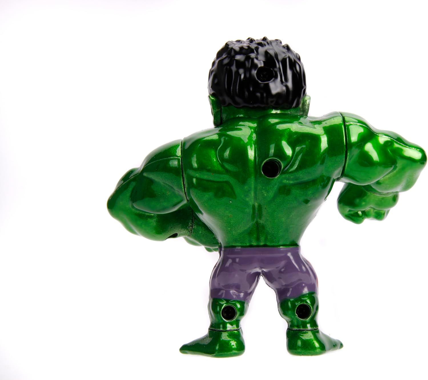 Jada- Figura Hulk- Figura de 10cm, Coleccionable, metálica con Licencia Oficial. (253221001