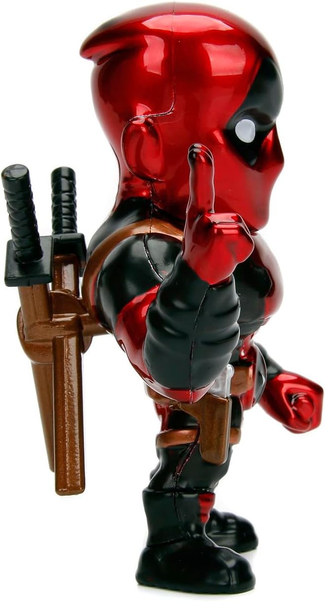Jada - Deadpool Figura 10 cm en Metal Licencia auténtica Marvel, Altamente Coleccionable (253221006