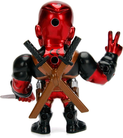 Jada - Deadpool Figura 10 cm en Metal Licencia auténtica Marvel, Altamente Coleccionable (253221006