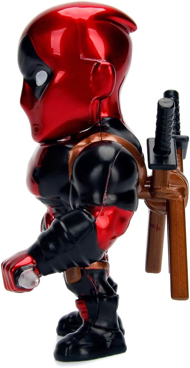 Jada - Deadpool Figura 10 cm en Metal Licencia auténtica Marvel, Altamente Coleccionable (253221006