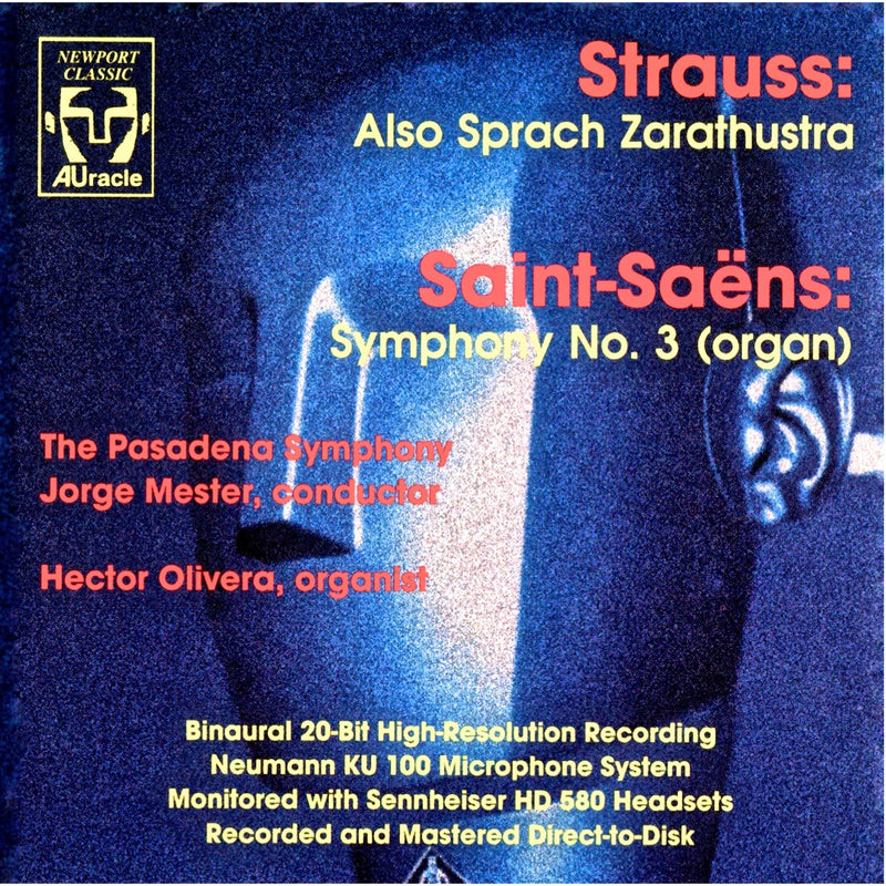 Strauss: Also Sprach, Saint-Saens: Organ Sym Pasadena SO