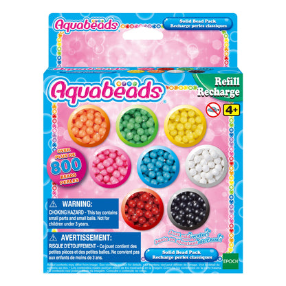 Aquabeads 31517 Solid Bead Pack - Arts and Crafts Bead Activity Toy