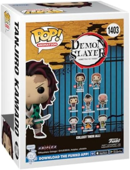 Funko POP! Animation: Demon Slayer - Tanjiro Kamado - (Training) - Collectable Vinyl Figure - Gift Idea - Official Merchandise - Toys for Kids & Adults - Anime Fans - Model Figure for Collectors
