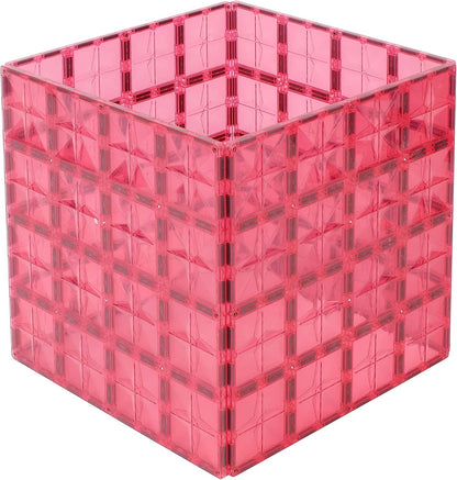 Coblo Pastel - Base Plates Extension Set for Magnetic Building Blocks - Educational Toys for Creativity - Gift Idea - 2 Pieces - Pastel Pink