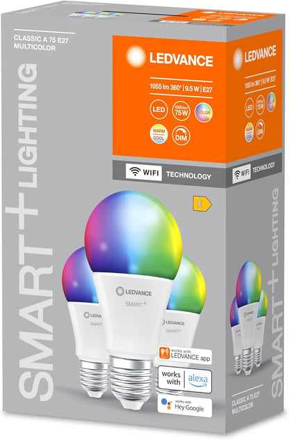 Ledvance Smart+ Standard 806Lm 9Wrgbw (60W) Mat E27 Wifi - S