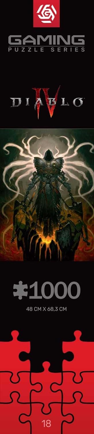 Good Loot Gaming Puzzle: Diablo IV Inarius Puzzles 1000 – Diablo Puzzle – Adult Puzzles – Classic Puzzles – Merchandise gaming Puzzle with picture – Puzzle 1000 pieces