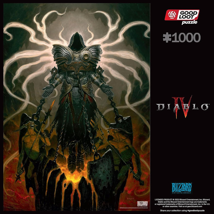 Good Loot Gaming Puzzle: Diablo IV Inarius Puzzles 1000 – Diablo Puzzle – Adult Puzzles – Classic Puzzles – Merchandise gaming Puzzle with picture – Puzzle 1000 pieces